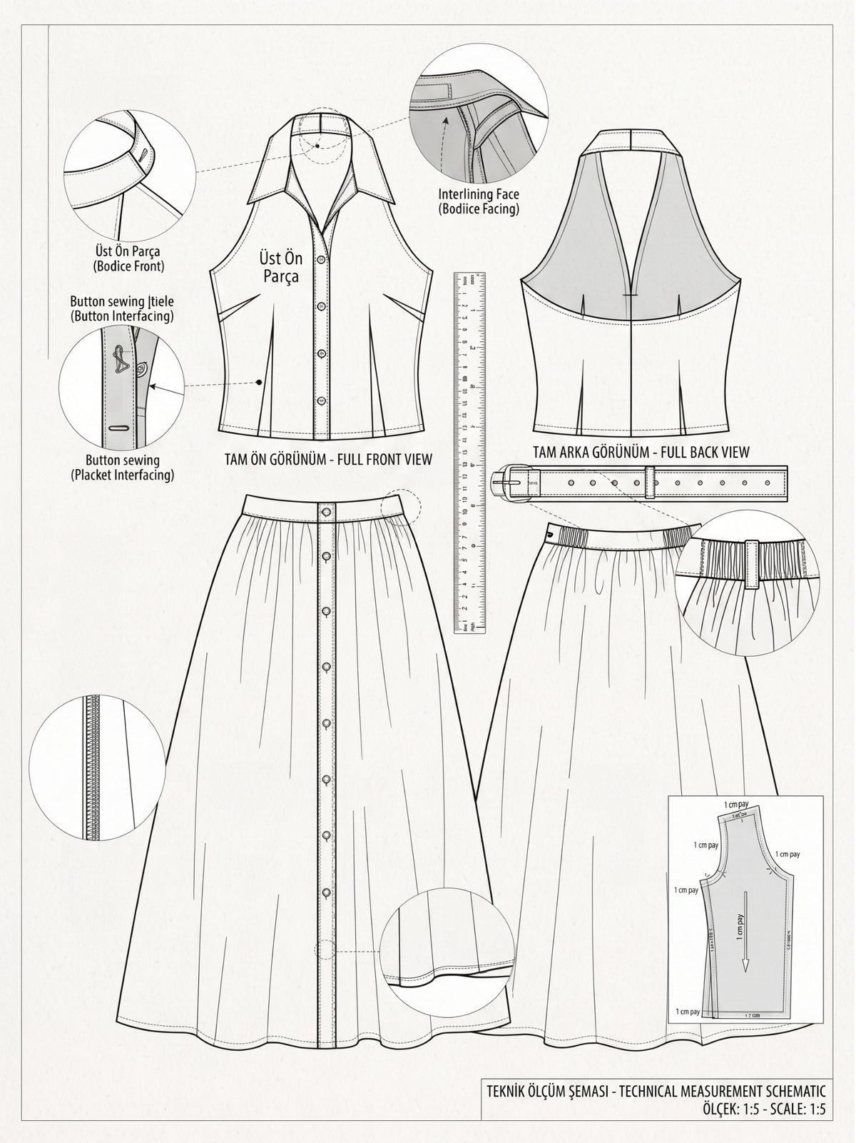 Trendy Sleeveless A-Line Dress for Women | Stylish Collared Belted Midi Dress, Casual Outfit