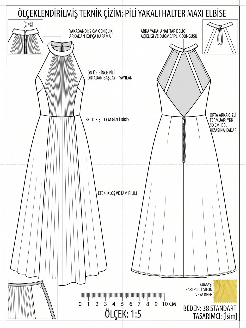 Stylish Dropped Hem Dress, Trendy Halter Dress for Women, Summer Midi Dress