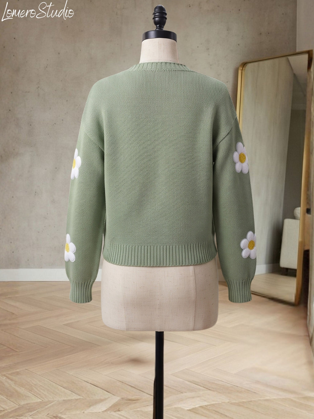 Floral Open Front Cardigan for Women - Boho Style Long Sleeve Sweater & Cozy Outerwear
