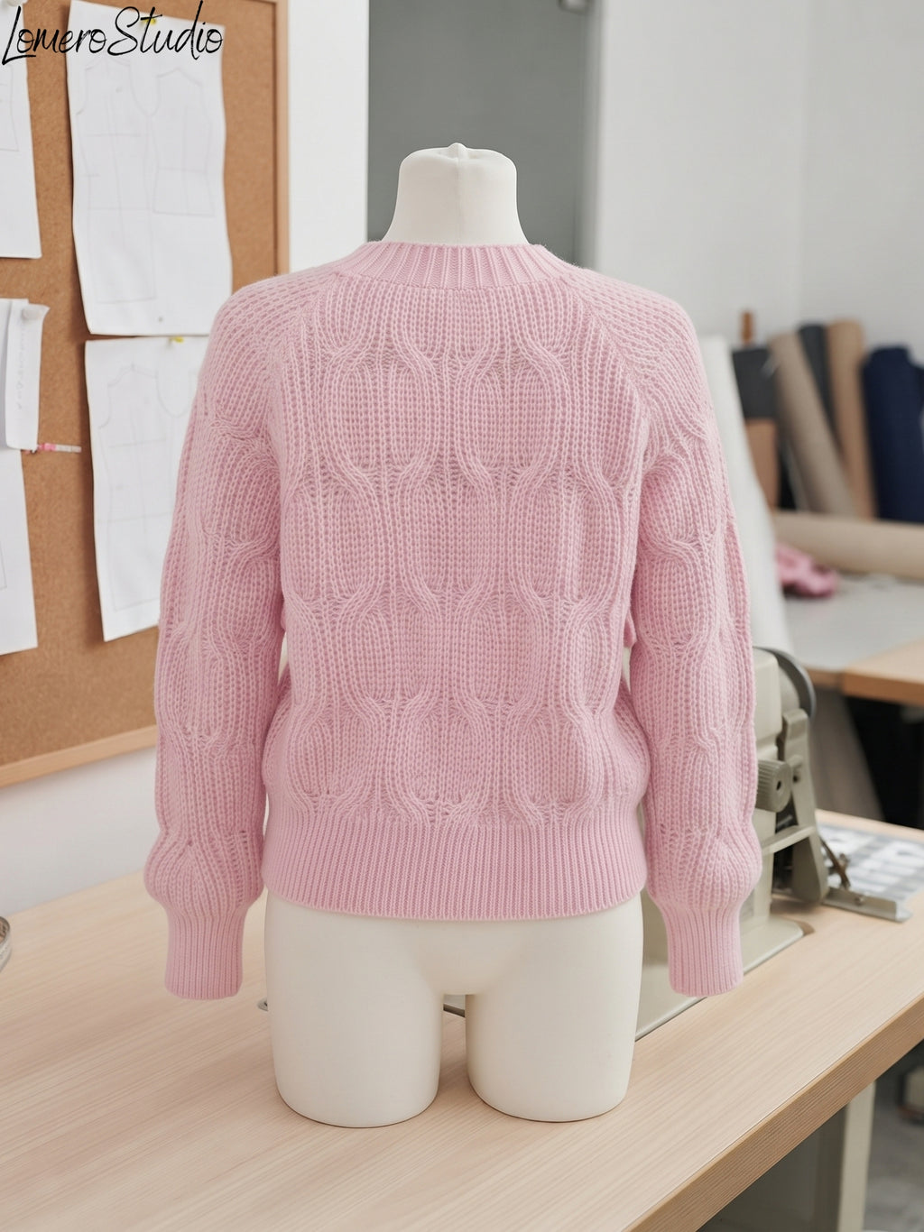 Trendy Bow Cardigan for Women | Cable Knit V-Neck Sweater | Cute Buttoned Outfit