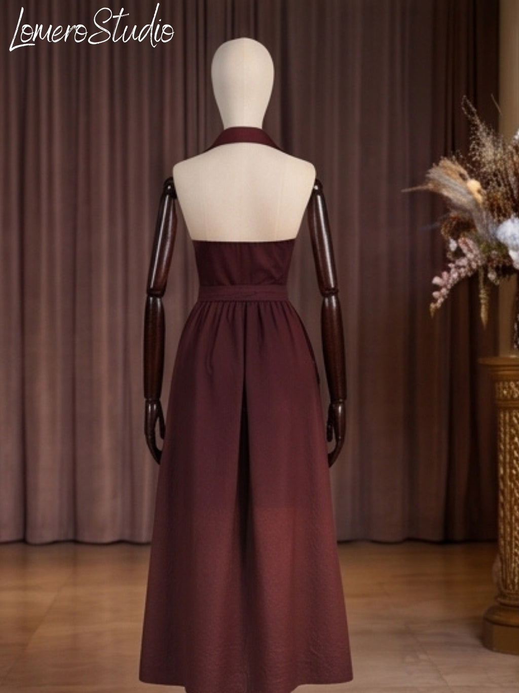 Trendy Sleeveless A-Line Dress for Women | Stylish Collared Belted Midi Dress, Casual Outfit