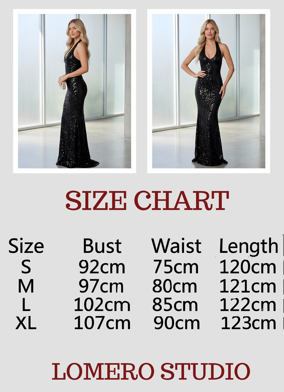 Unique Halter Sequin Dress, Backless Maxi Dress, Elegant Formal Dress for Special Occasions