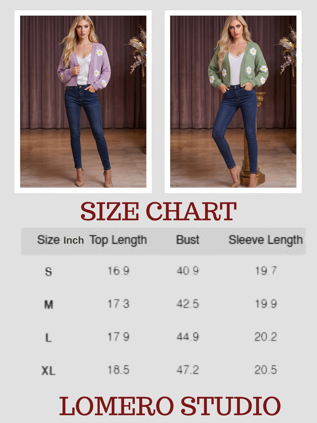 Floral Open Front Cardigan for Women - Boho Style Long Sleeve Sweater & Cozy Outerwear