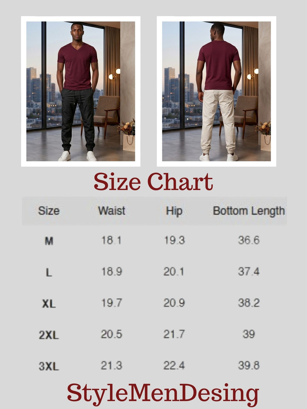 Mens Plus Size Pants, Casual Jogger Pants, Drawstring Trousers, Lightweight Gym Sweatpants, Pocketed Ankle Cuffed Tracksuit Bottoms