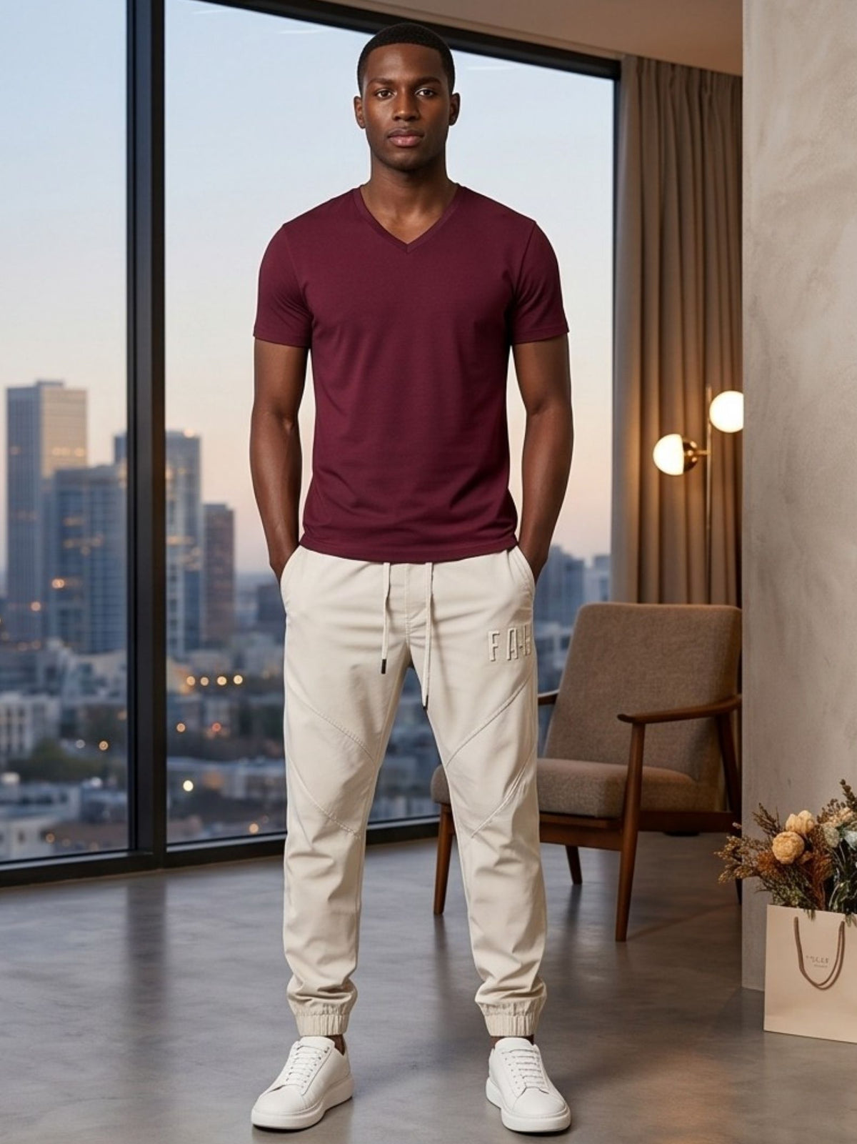 Mens Plus Size Pants, Casual Jogger Pants, Drawstring Trousers, Lightweight Gym Sweatpants, Pocketed Ankle Cuffed Tracksuit Bottoms