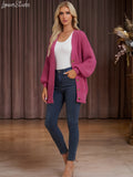 Trendy Chunky Knit Cardigan, Button Down Sweater, Cozy Oversized Cardigan