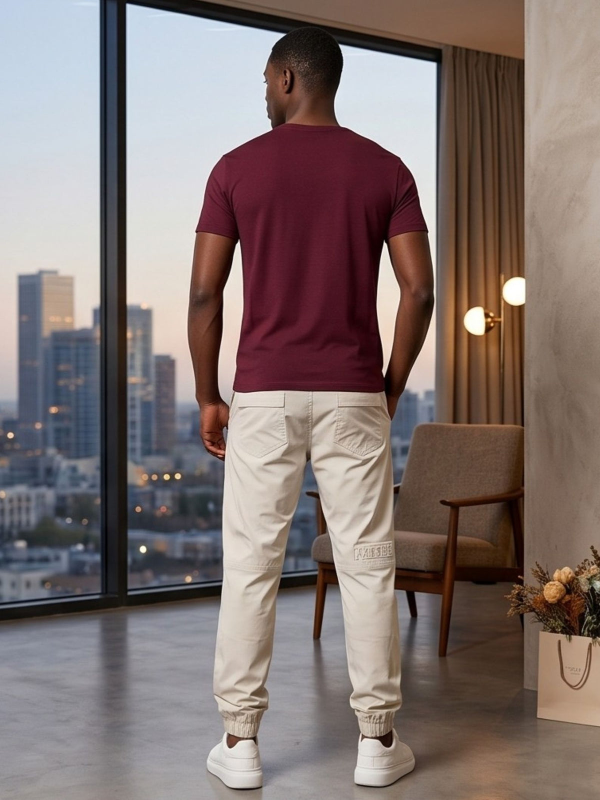 Mens Plus Size Pants, Casual Jogger Pants, Drawstring Trousers, Lightweight Gym Sweatpants, Pocketed Ankle Cuffed Tracksuit Bottoms